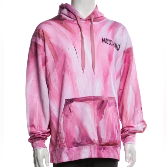 Moschino Sweaters - Moschino Pink Hoodie